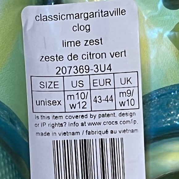 Brand New Crocs Margaritaville Clogs Limited Edition with Jibbitz!!! main image 5